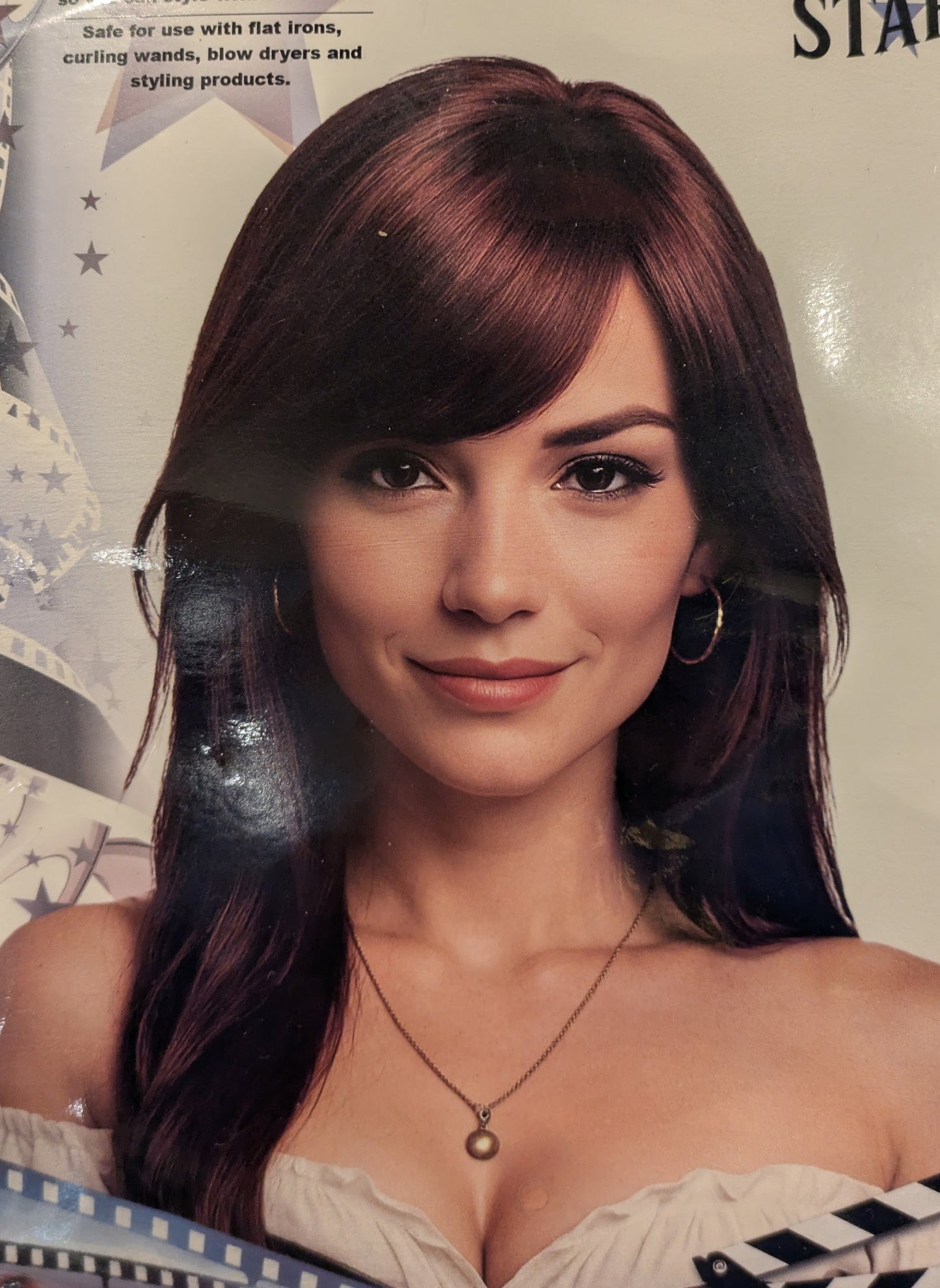 Wig, Long Auburn Mila