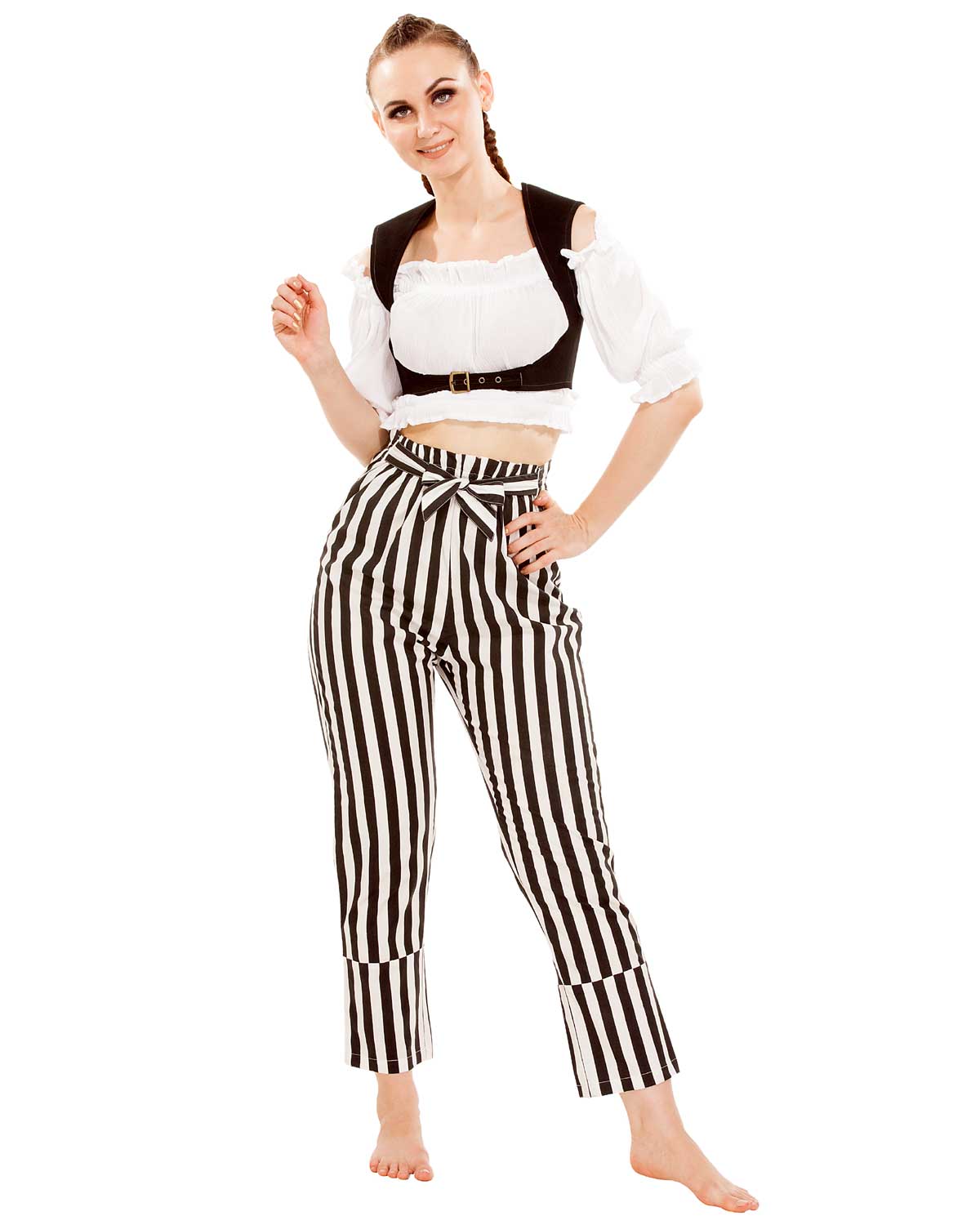 Pants, Stripped- : Large