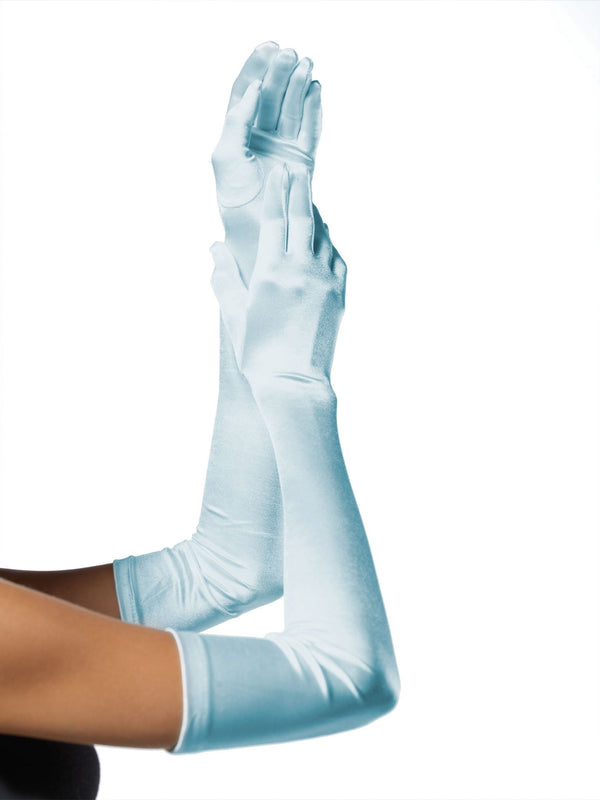 Gloves, Opera Light Blue