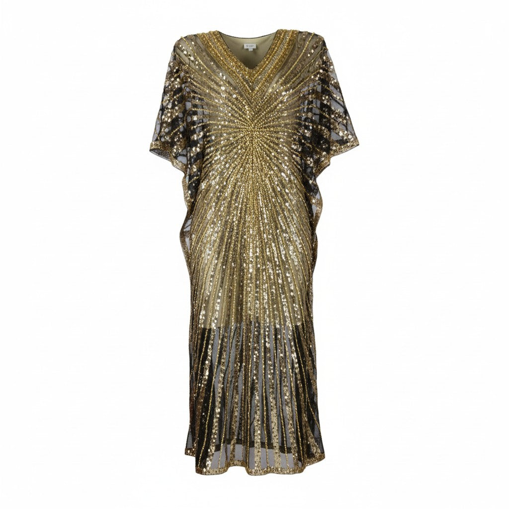 Robe, Flapper Beaded Kaftan