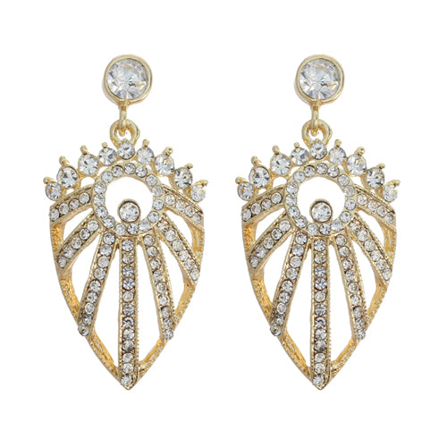 Earrings Art Deco '20s- : o/s