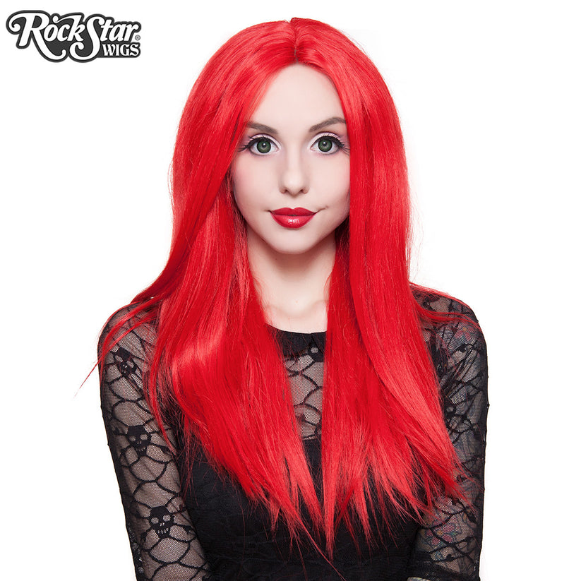 Wig, Long Straight 24" (Lace Front) - Red