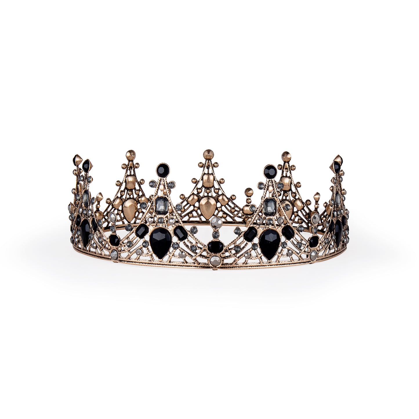 Crown, Dark Ages Rhinestone Copper