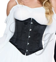 Corset, Underbust Satin Black