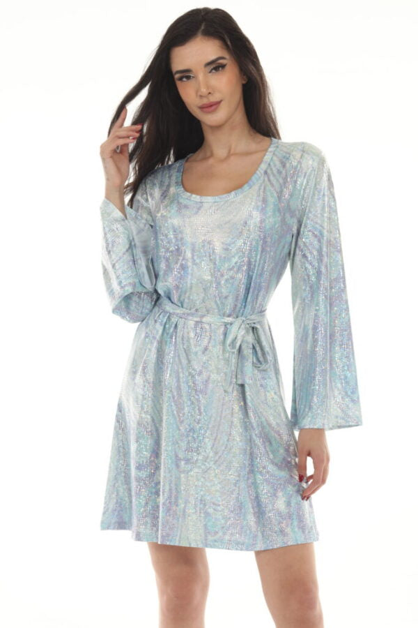 Dress, Holographic Disco Silver