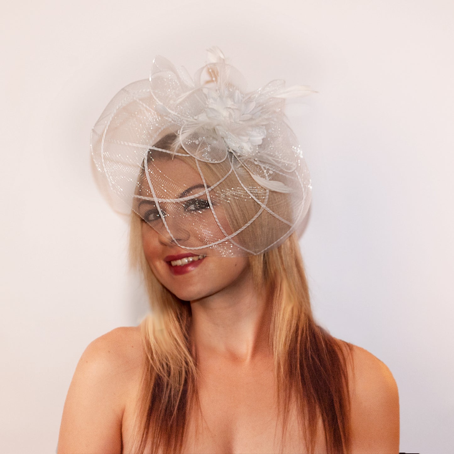 Fascinator, 1920's White