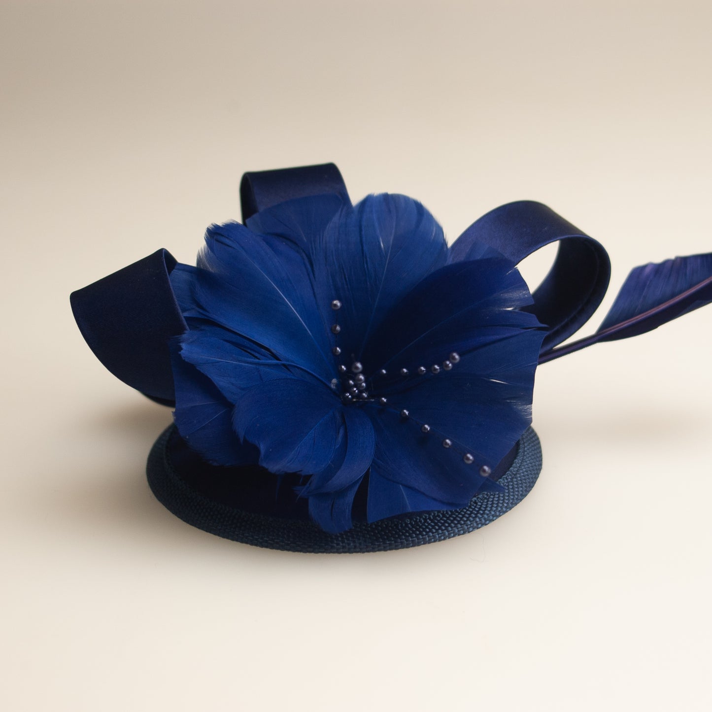 Fascinator, 1920's Small Blue