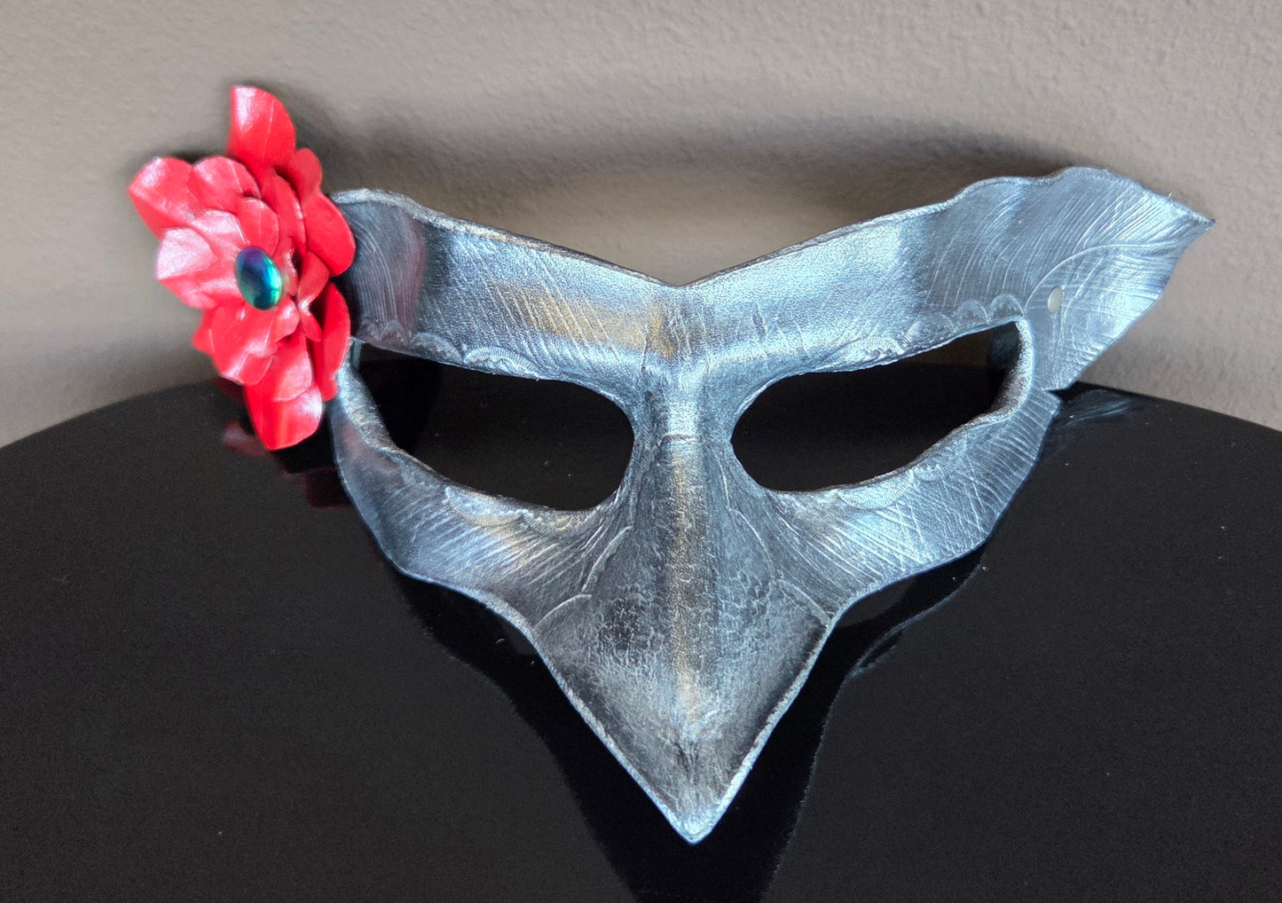 Mask, Small Raven Flower (Glasses)