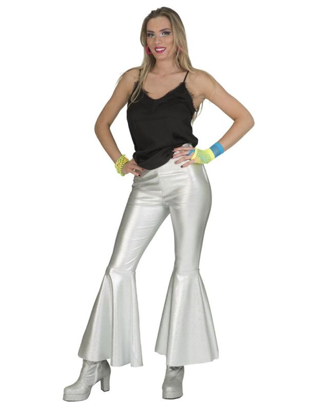 Pants, Disco fever-silver : M