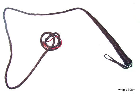 Whip, Western-Life, Brown- : 71"