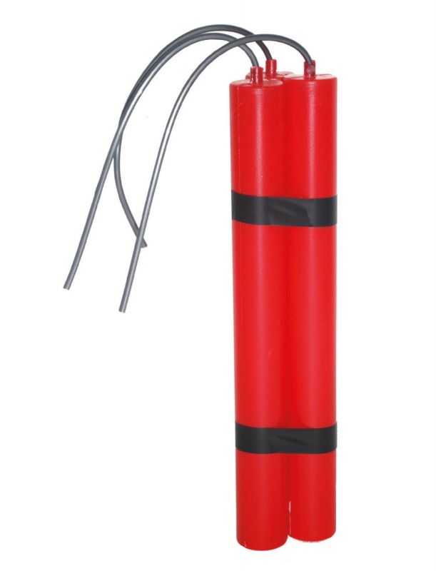 Weapon, Dynamite 9.5"-Red : 9.5"