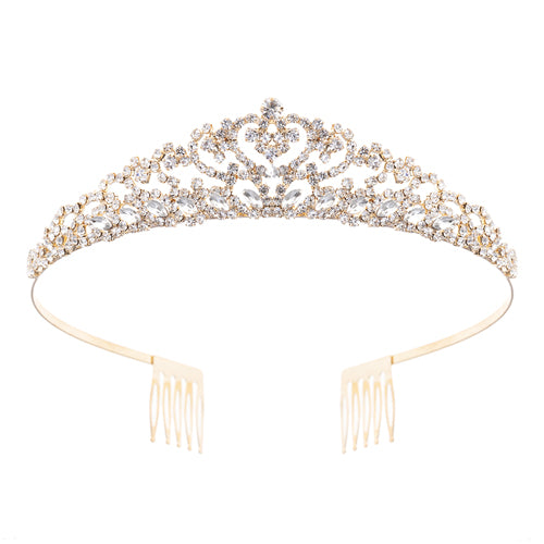 Tiara, Rhinestone Princess Gold