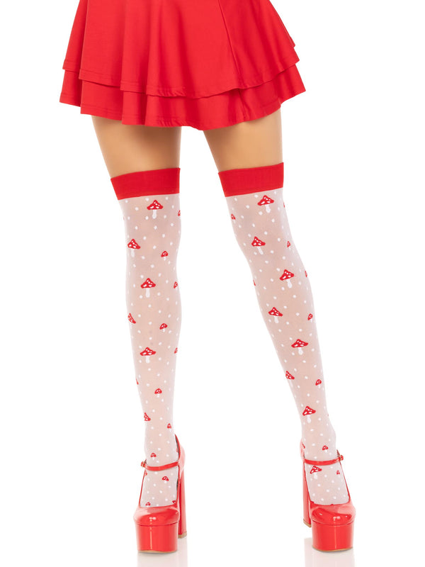 Thigh High, Polka Dot Mushroom