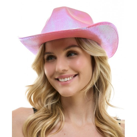 Hat, Cowboy Pastel Pink