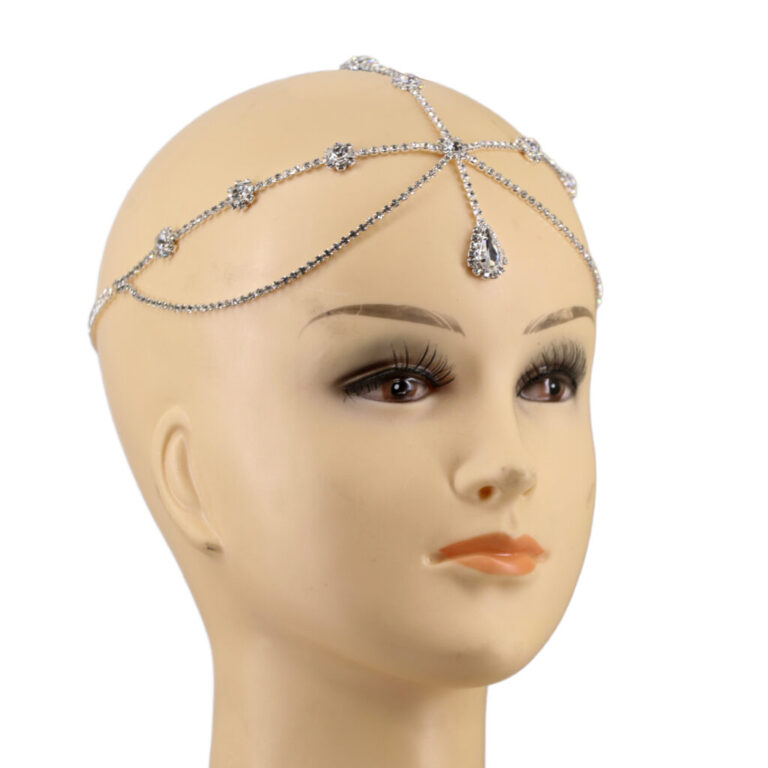 Headdress, Rhinestone Teardrop