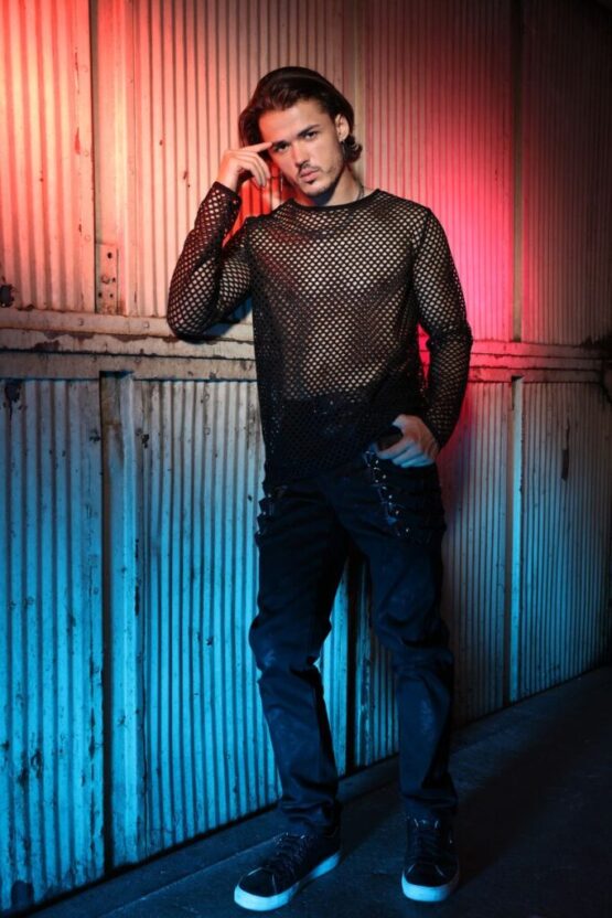 Shirt, Wide Mesh Black