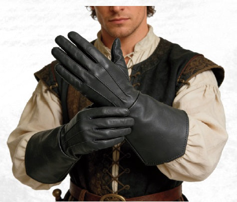 Gloves, Medieval Black