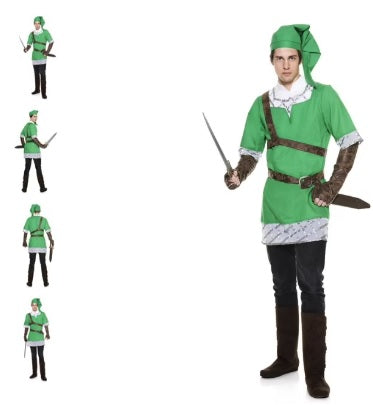 Elf, Big-Hearted 4pc-green : L