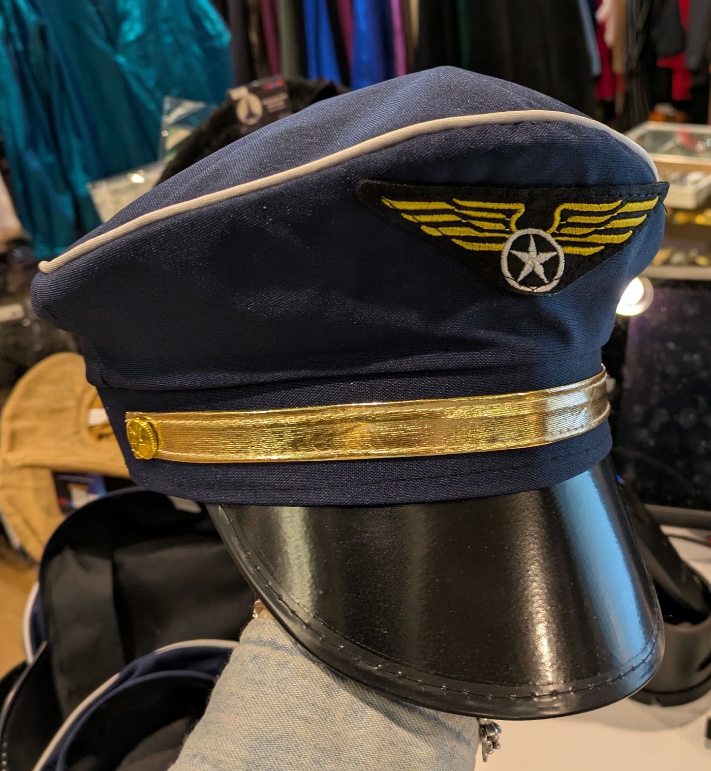 Hat, Pilot Blue