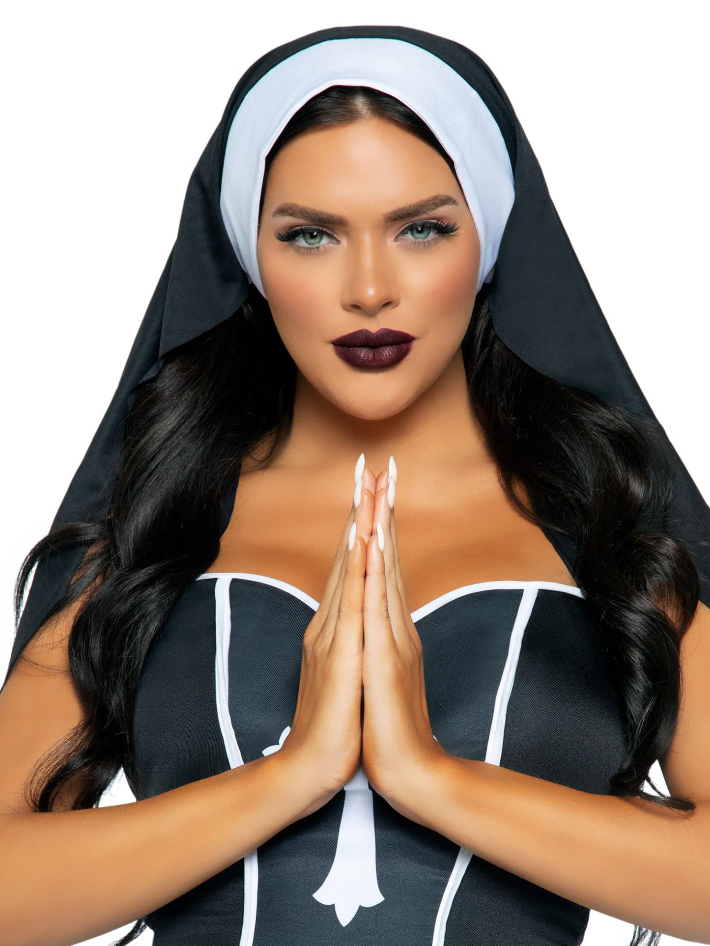 Nun Habit-BLK/WHT : O/S