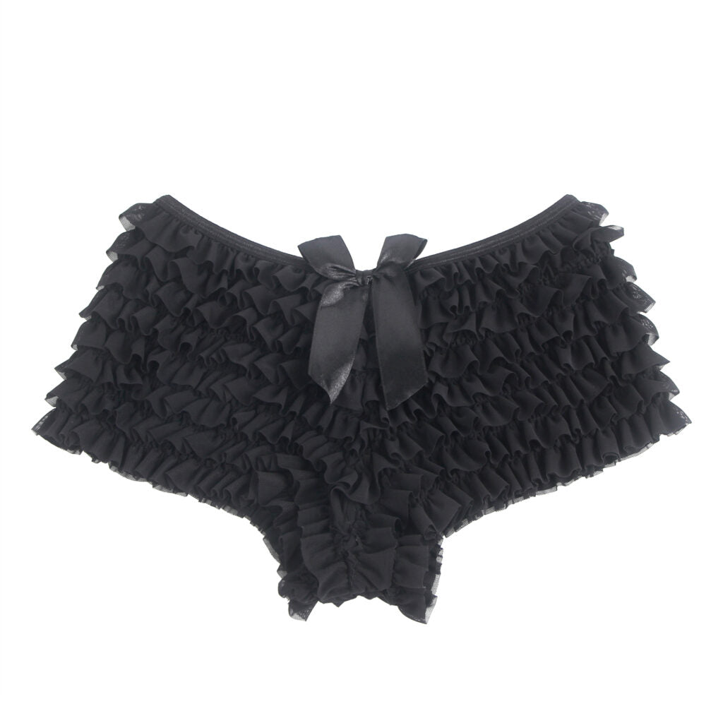Ruffle Shorts, Rhumba Panties Black