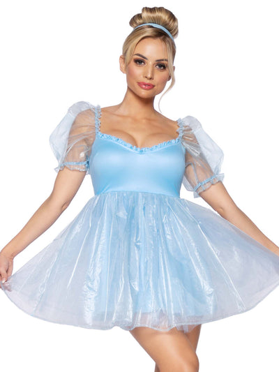 Dress, Baby Doll Princess Blue