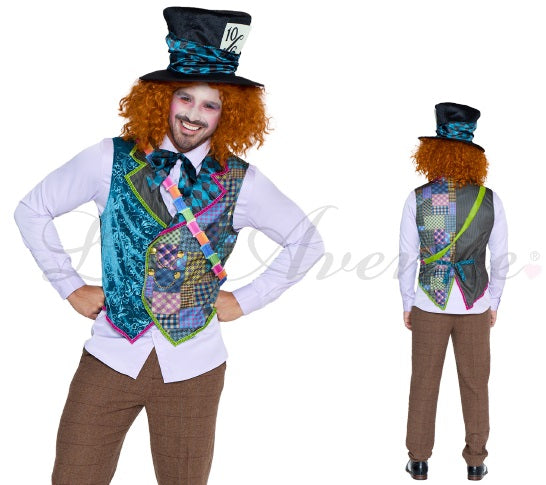 Mad Hatter Costume Kit 4pcs