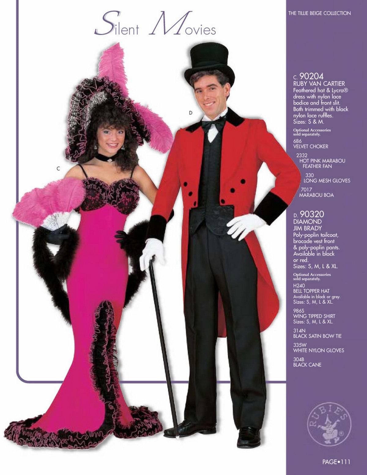 Tuxedo Tailcoat Tails 3 pc- : L