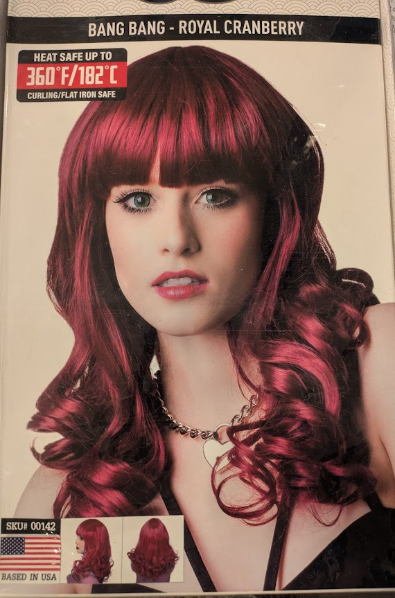 Wig, Bang Bang - Royal Cranberry