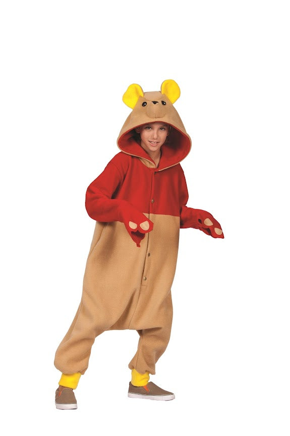Funsies, Bear-Tan/Red : Child LRG