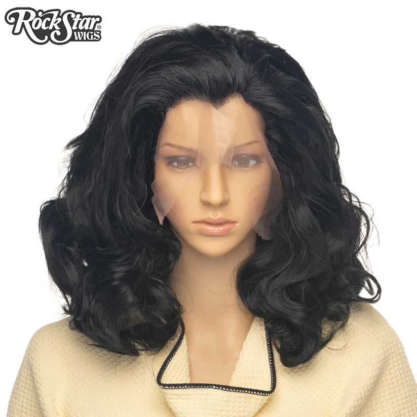 Wig, Long Bombshell (Lace Front) - Black