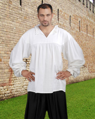Shirt, Early Renaissance White L