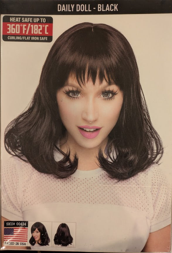 Wig, Daily Doll - Black
