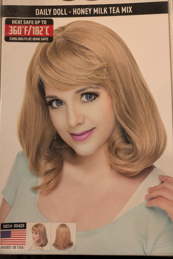 Wig, Daily Doll - Honey Milk Tea Mix