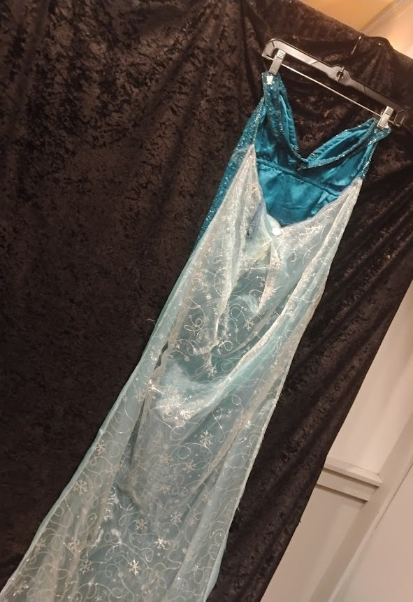 Elsa, Frozen Style Sequin Vintage Gown