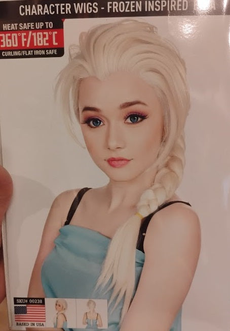 Character, Braid - Elsa Frozen-Platinum