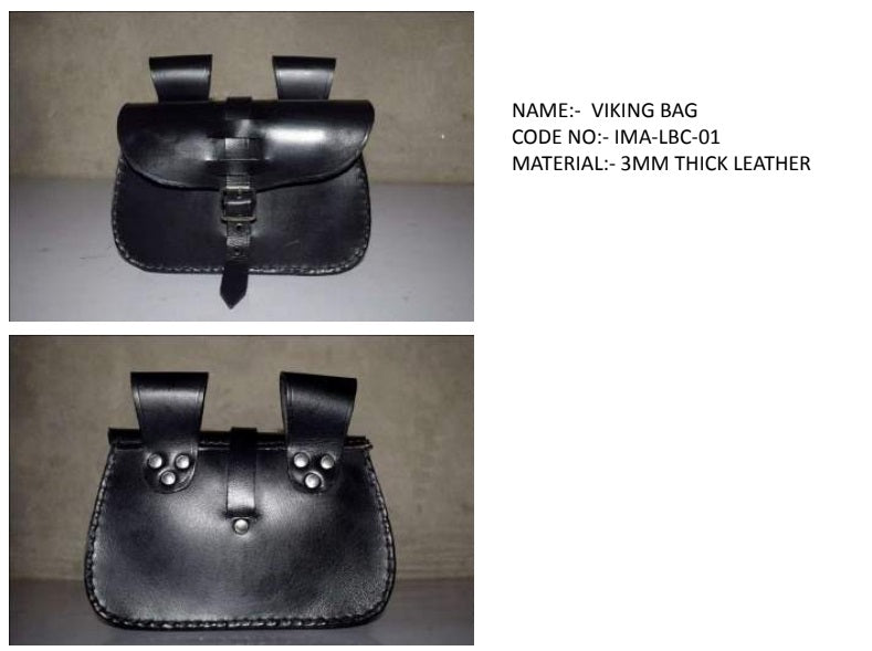 Bag, Belt pouch, Viking- : Double Loop