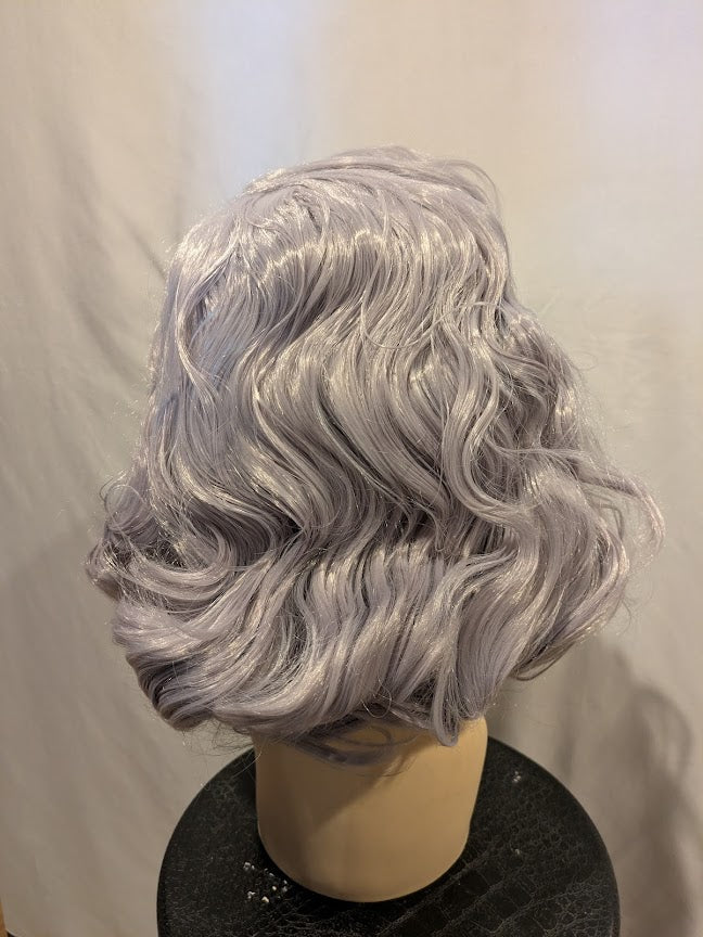 Wig, Long Bombshell (Lace Front) - Silver