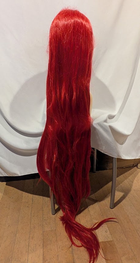Wig, Long Straight 120cm - Red Mix