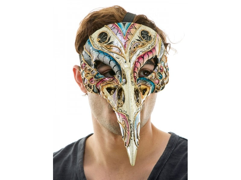 Mask, Water Color Raven