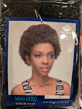 Wig, Mini Afro; Black