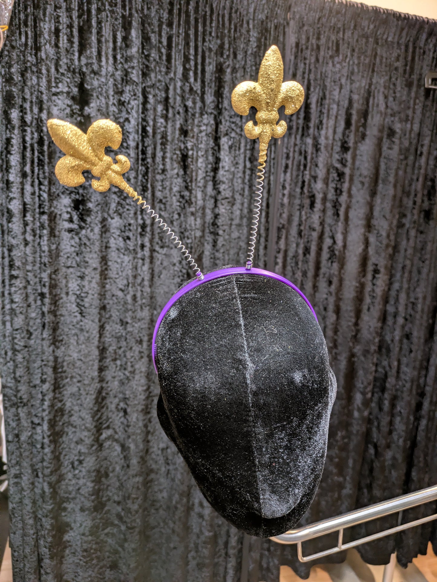 Headband, Mardi Gras Fleur de Lis