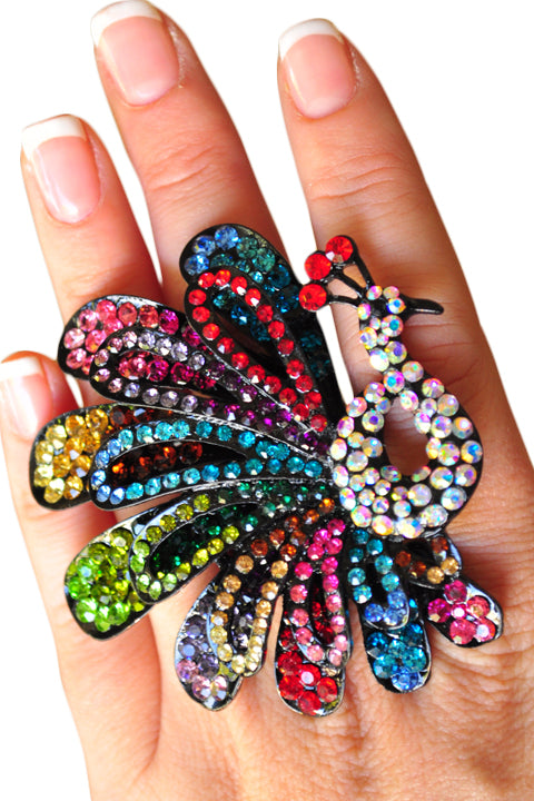 Ring, Rainbow Peacock