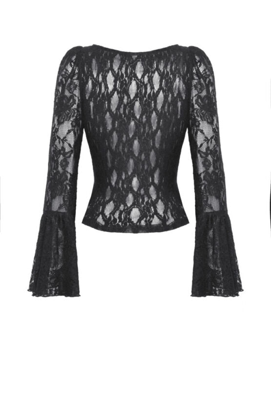 Top, Gothic Dark Lace