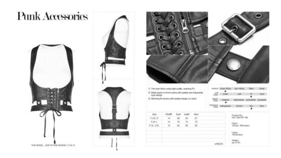 Bodice, Punk Vest