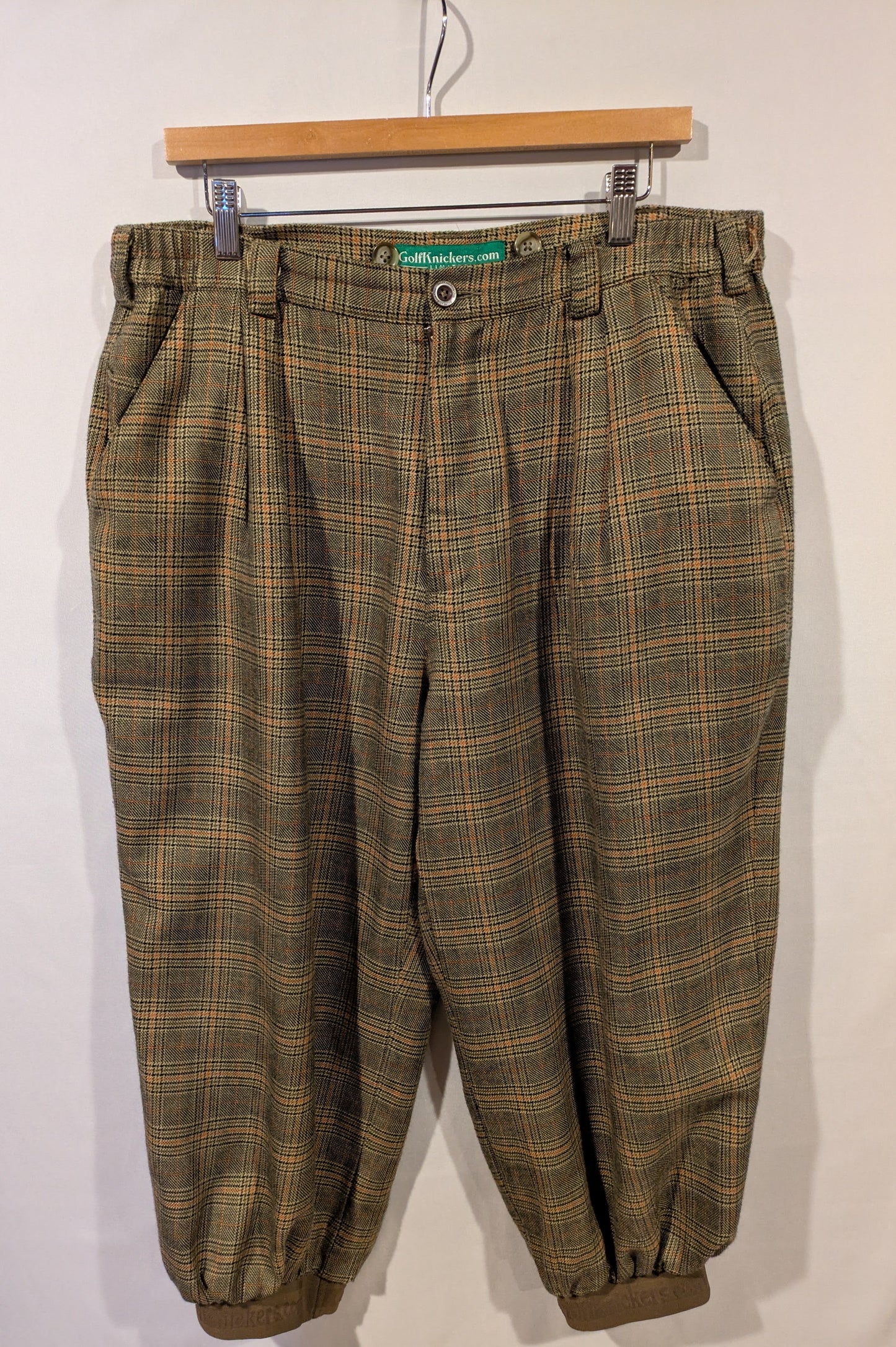 Breeches, Used Brown Plaid 35"