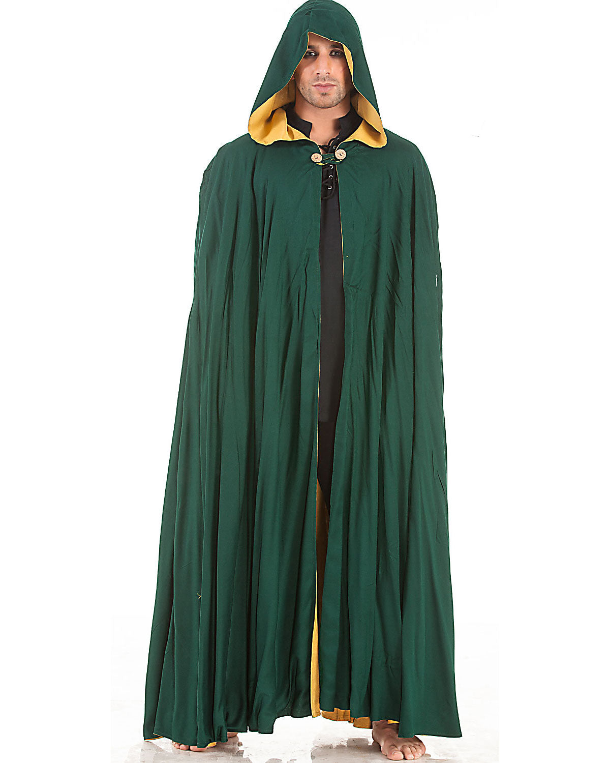 Cape Cloak, Medieval Reversible- : OS GD/GRN