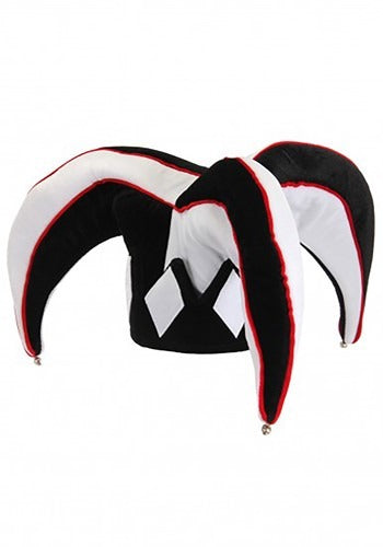 Hat, Jester Black White