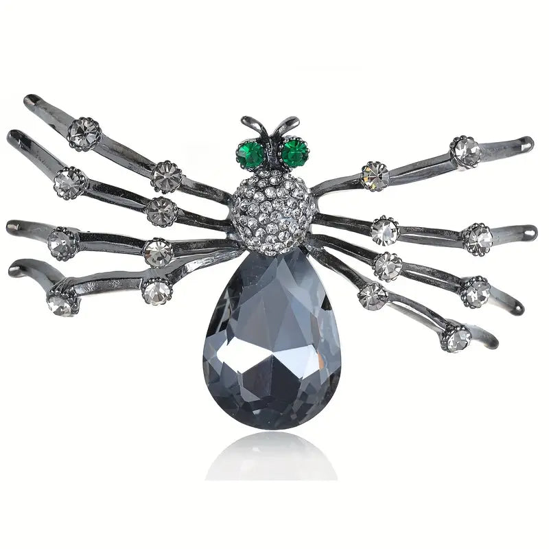 Brooch, Gem Spider