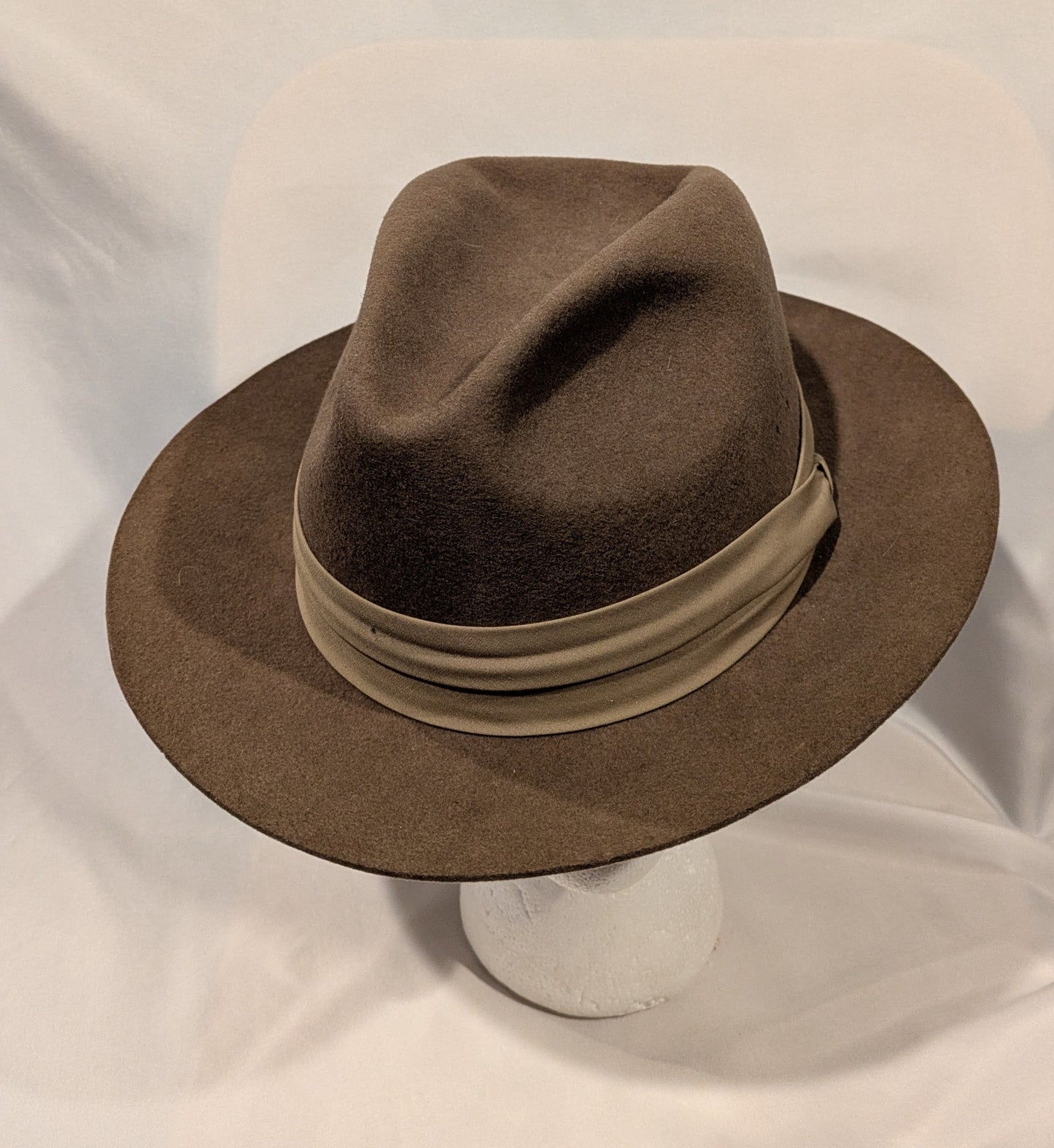 Hat, Fedora Used Tan